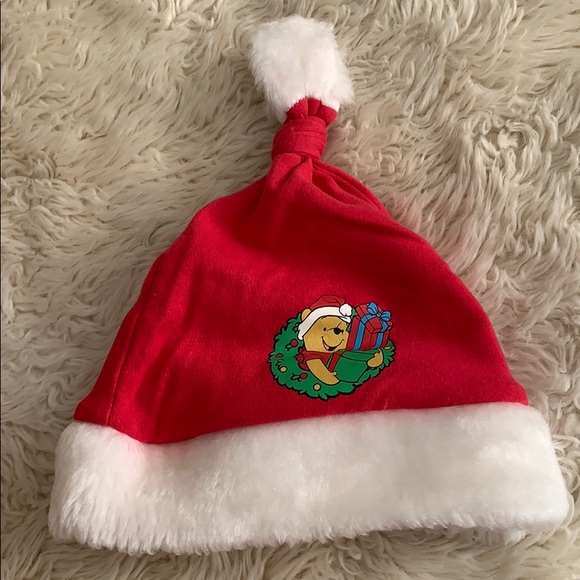 DISNEY Baby Winnie The Pooh Christmas Onesie and Hat Set Size 3-6 Months NWOT - Picture 6 of 9